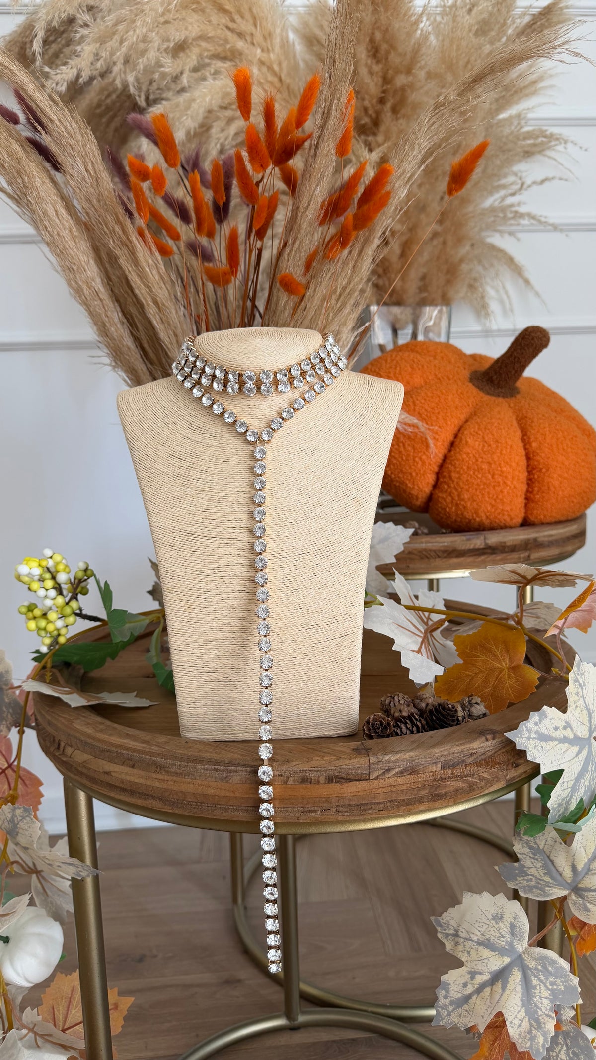 Choker gioiello oro cristal