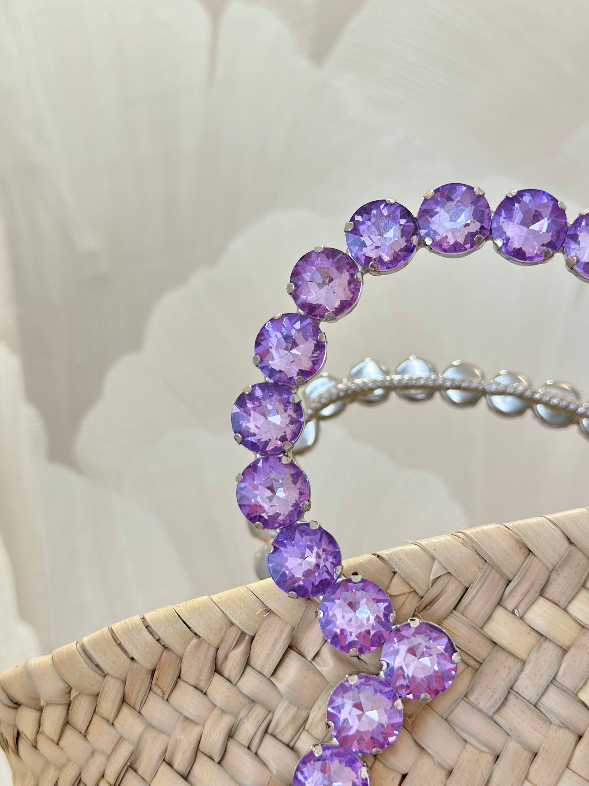 Borsa in paglia piccola luxury