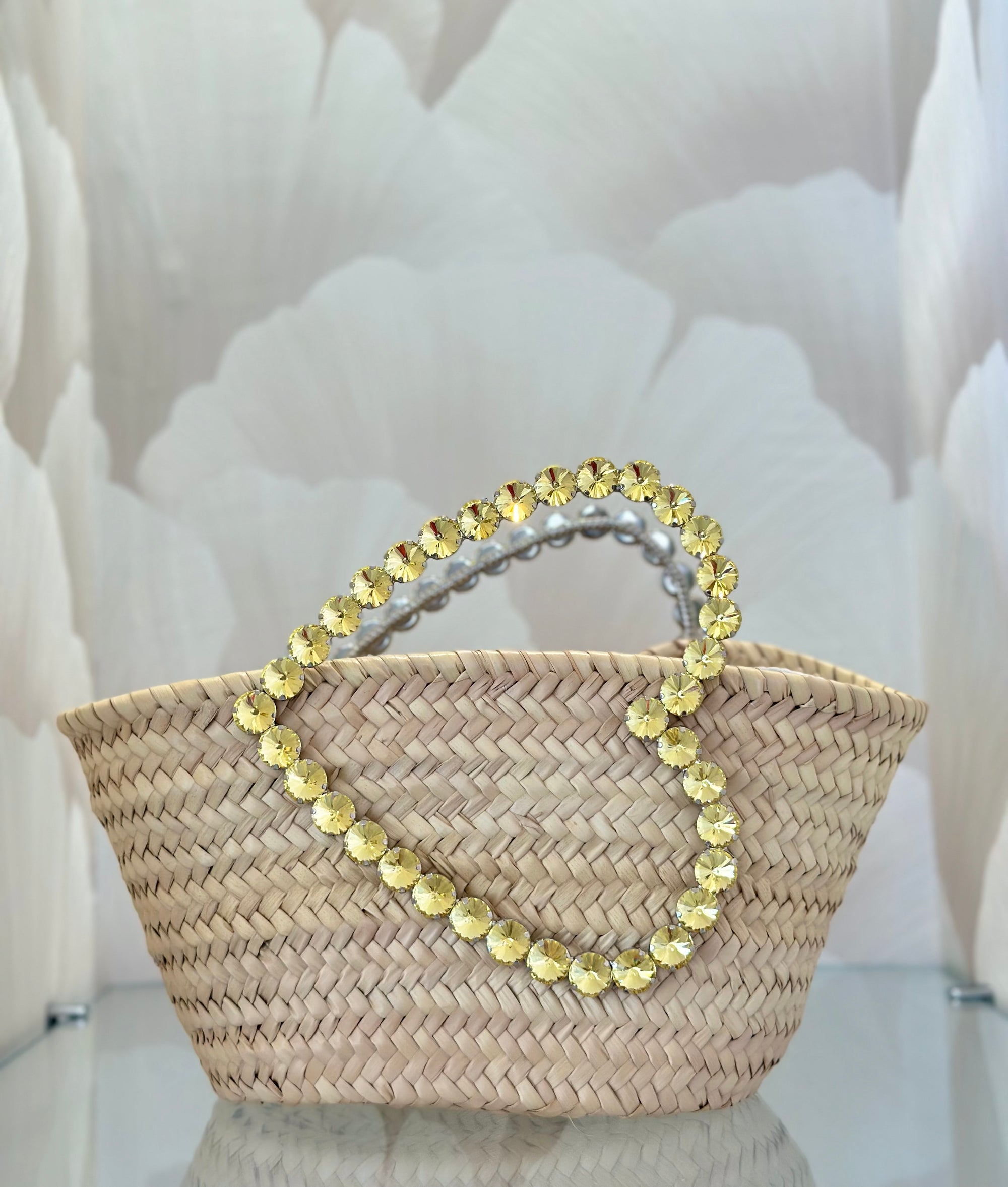 Borsa in paglia piccola luxury