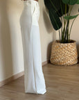 Pantalone sophia bianco
