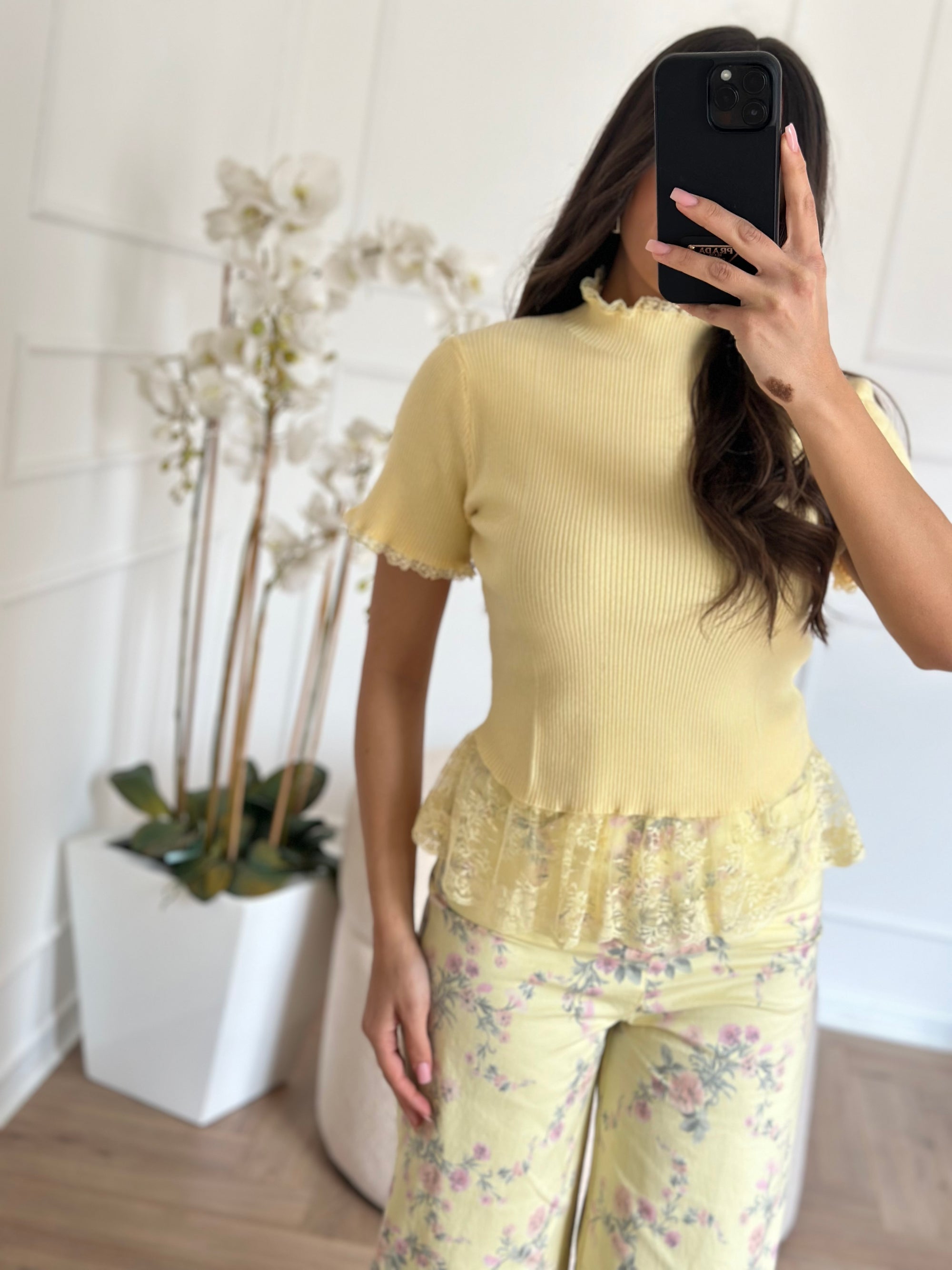 T-shirt corinne gialla