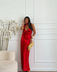abito sophia rosso