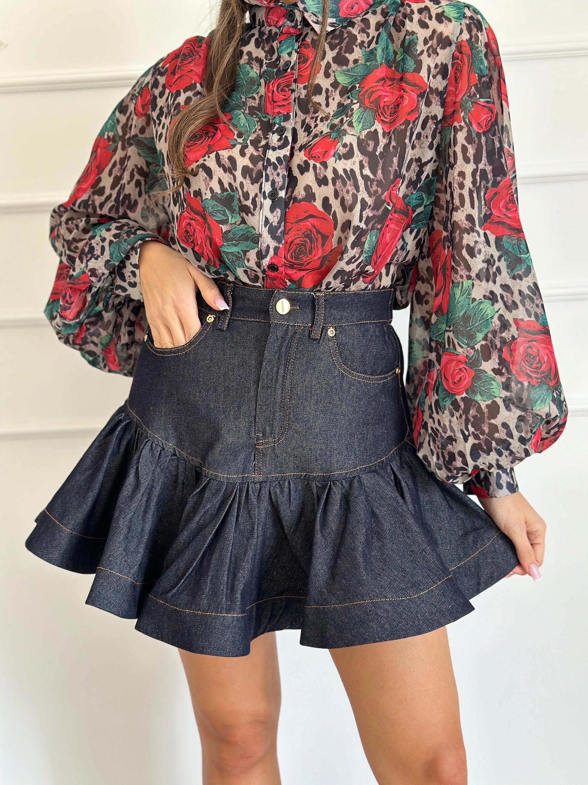 gonna in denim