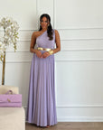 Abito lurex glicine