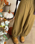 Pantalone balloon verde