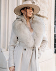 Cappotto fox ghiaccio