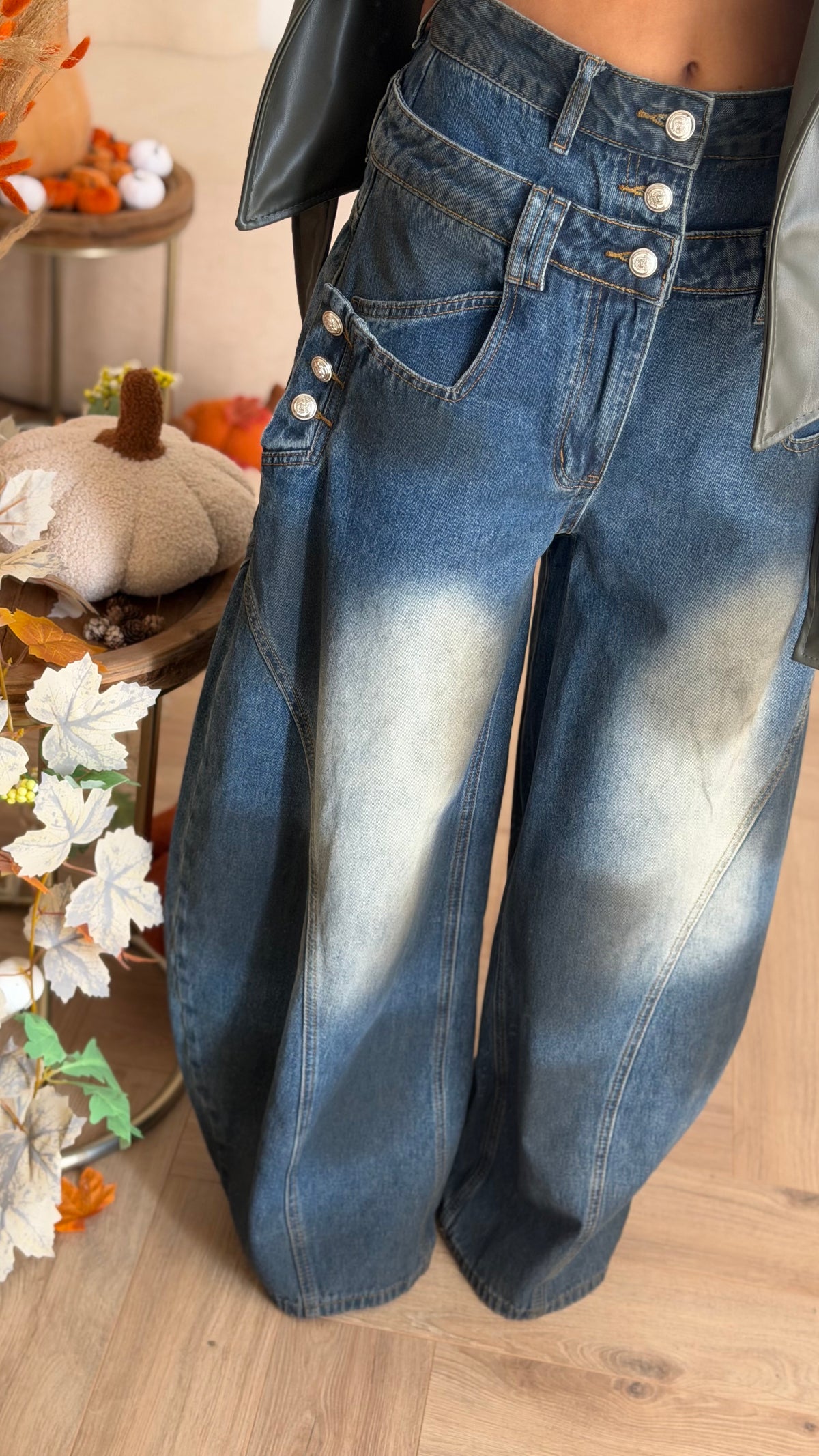 Denim Buttons