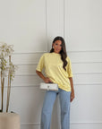 Maxi shirt gialla