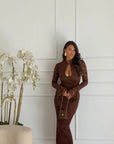 Abito Glam marrone