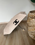 ombrello da borsa beige