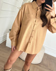 camicia biscuit