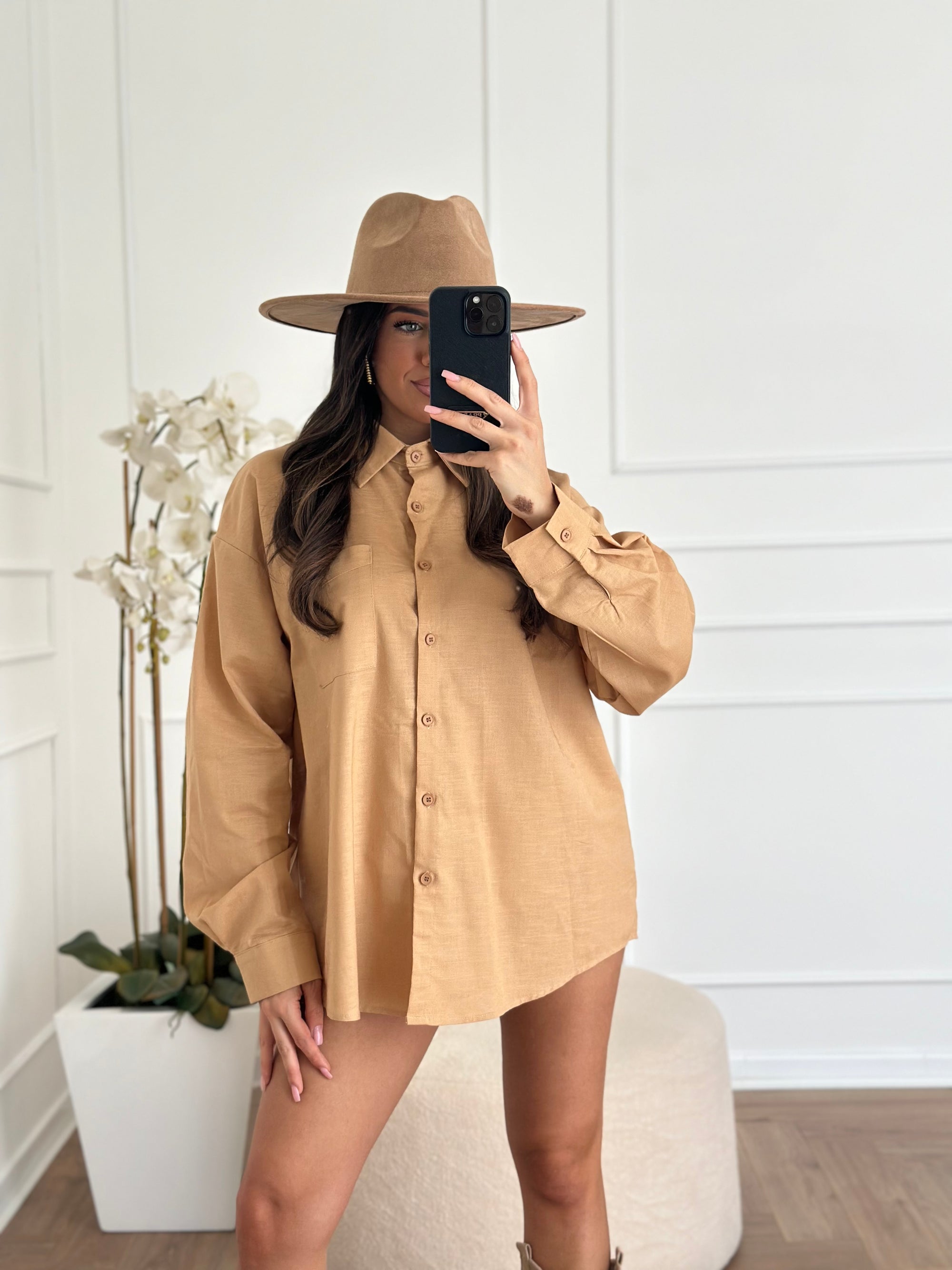 camicia biscuit