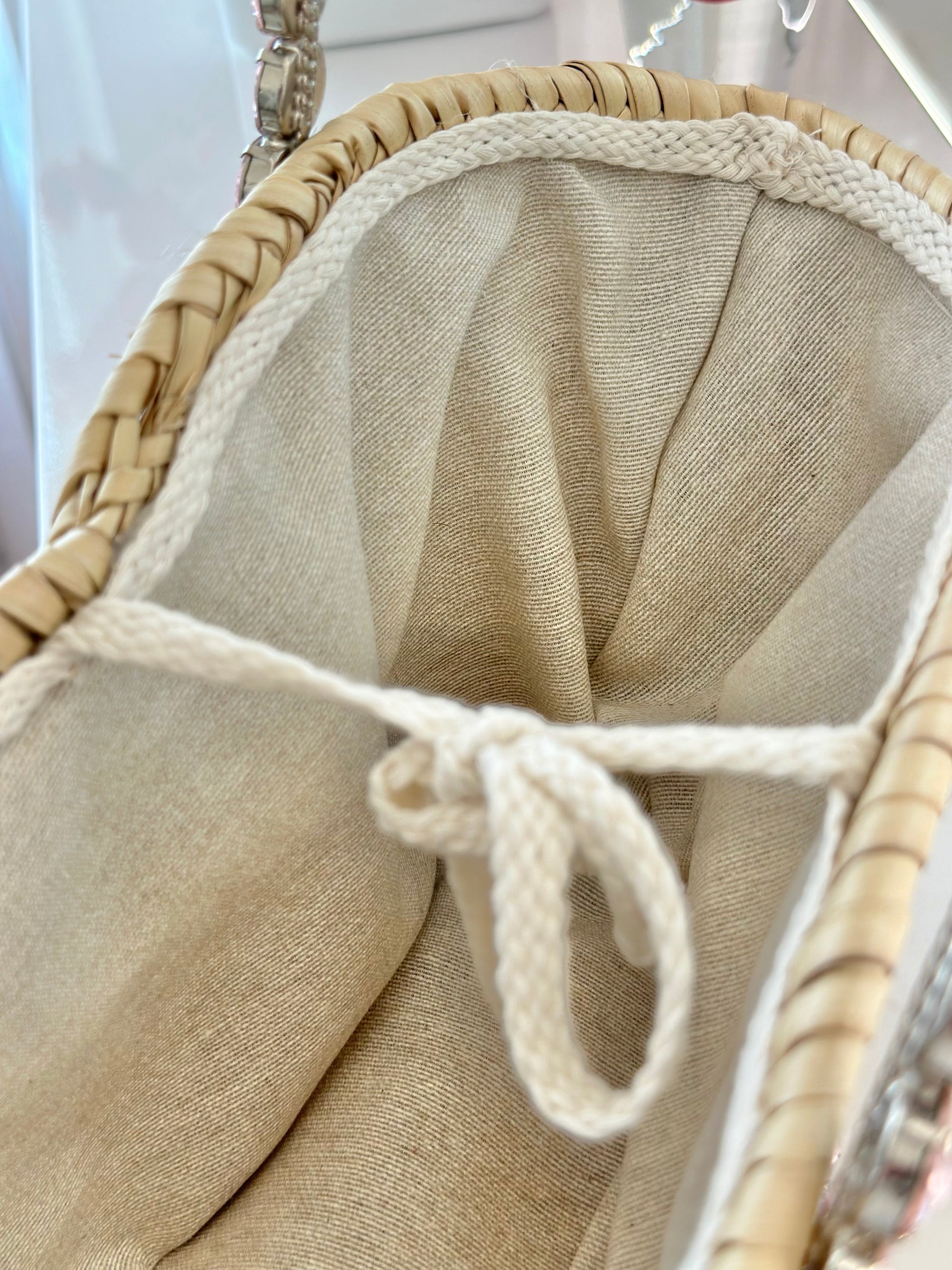 Borsa in paglia piccola luxury