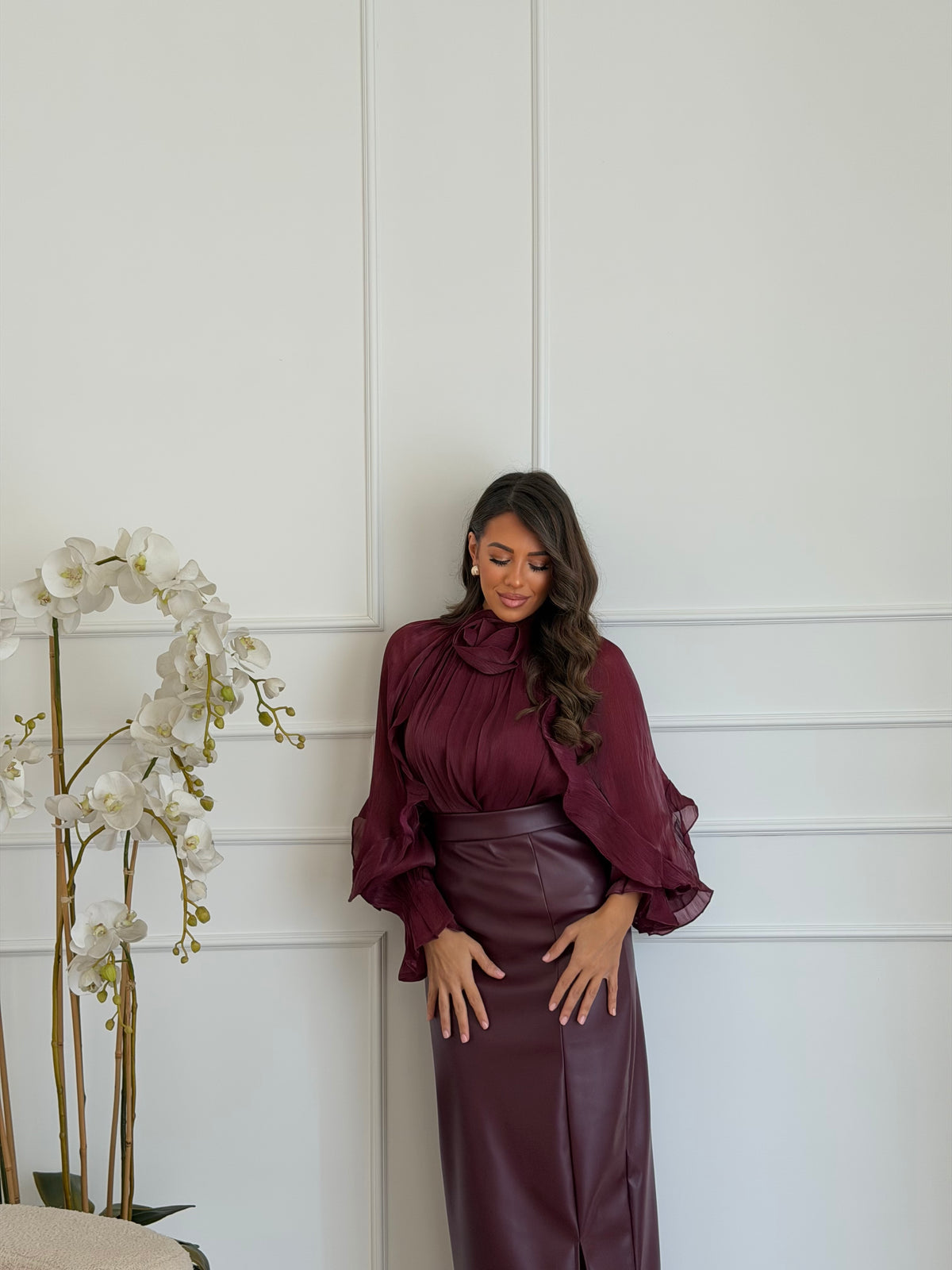 camicia fly bordeaux