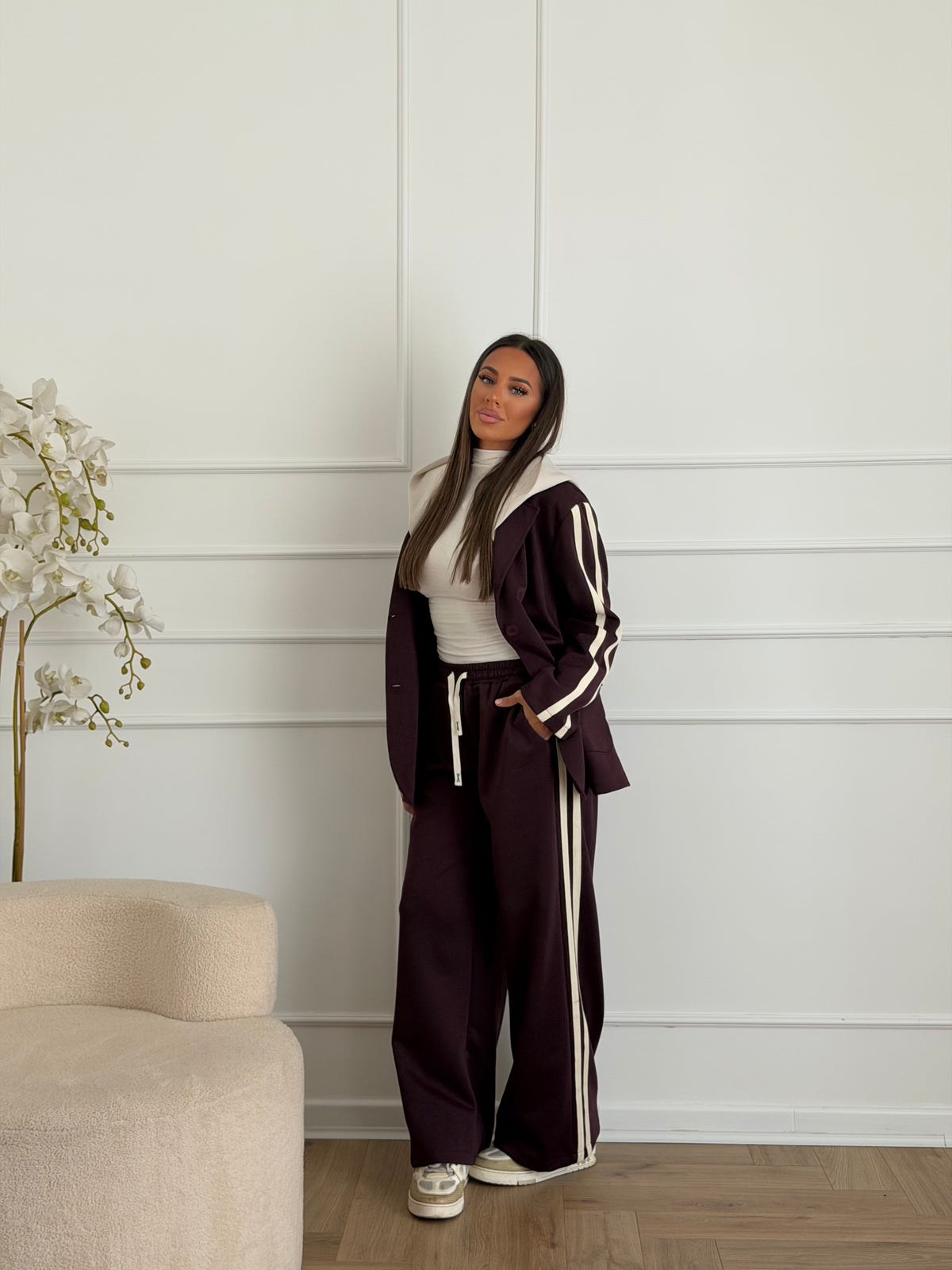Coordinato Jessica bordeaux