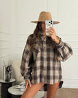 camicia cozy marrone