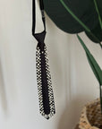 Cravatta perle e strass