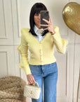 cardigan onde giallo