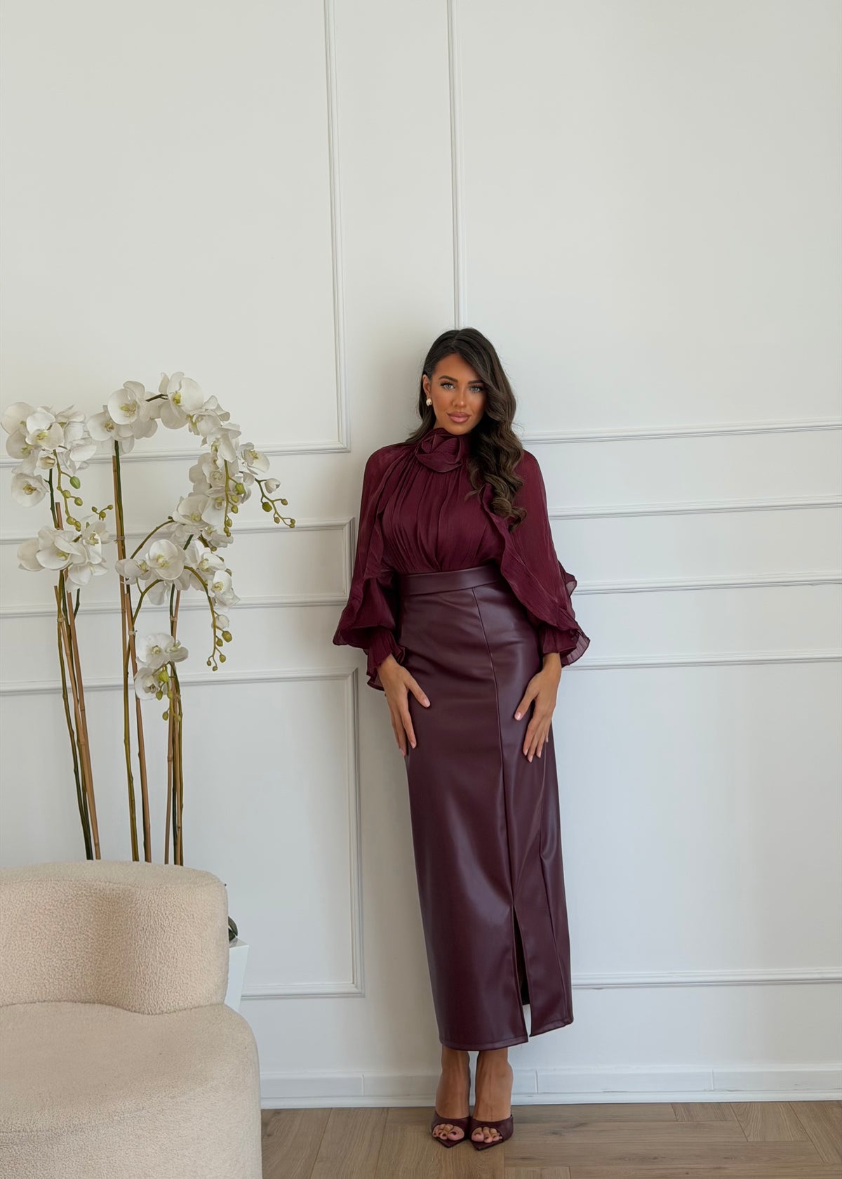 camicia fly bordeaux