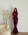 Abito Audrey bordeaux