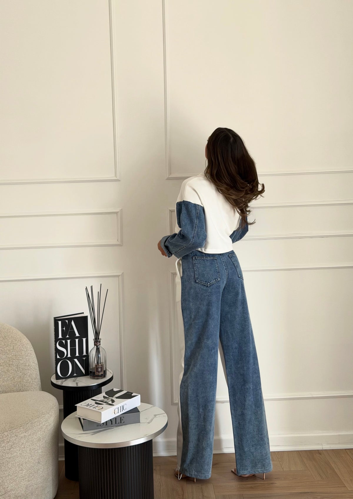 Tuta e denim white