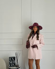 Giacca diamond rosa