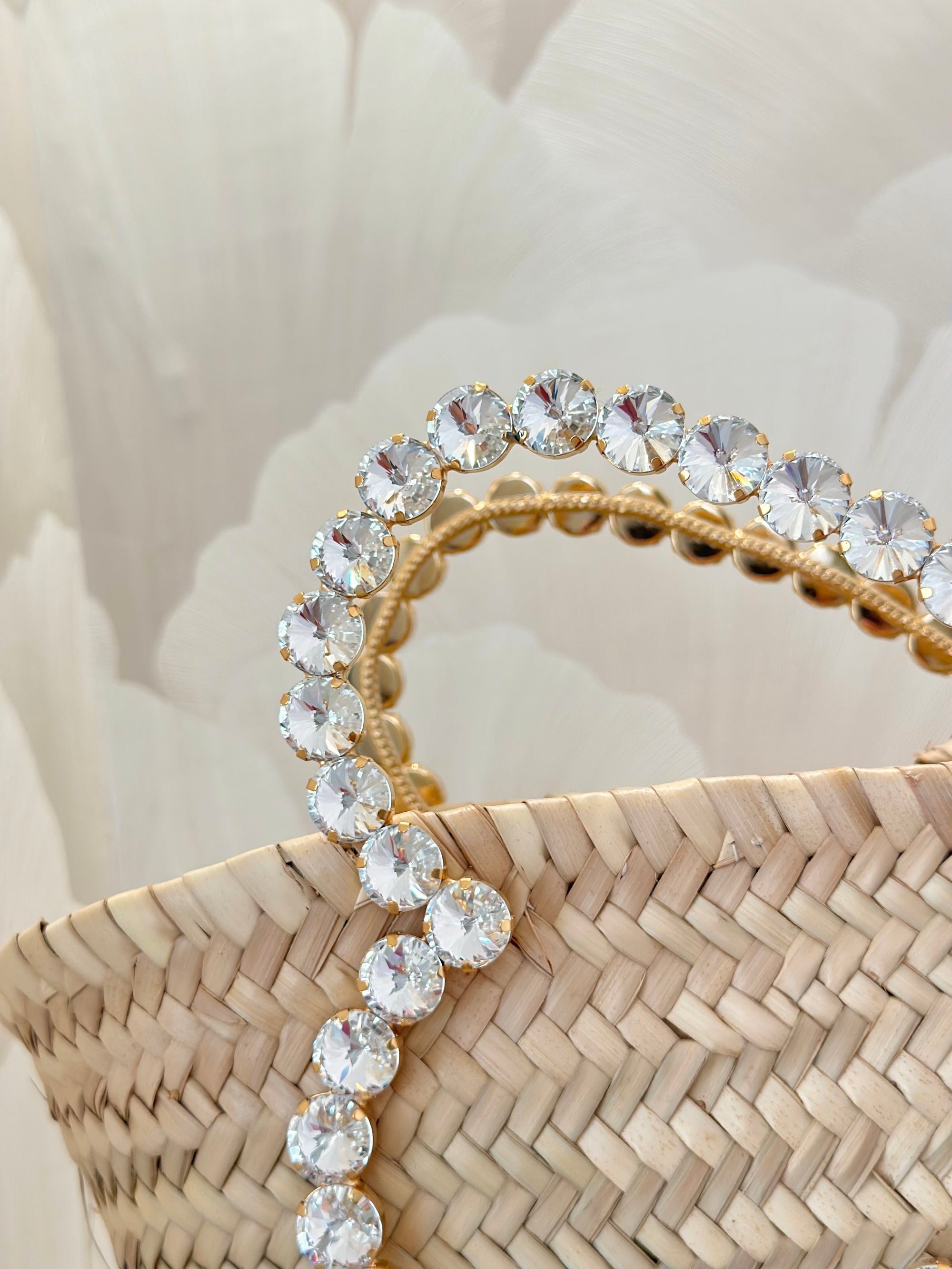 Borsa in paglia piccola luxury