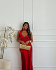 abito sophia rosso