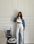 Tuta e denim white