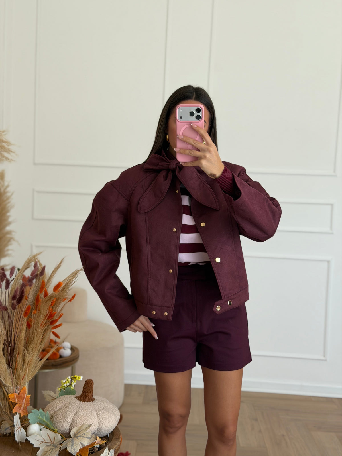giacca faby bordeaux