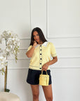 Maglia botton gialla