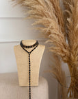 Choker gioiello nero