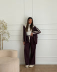 Coordinato Jessica bordeaux
