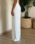 Pantalone sophia bianco