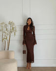 Abito Glam marrone