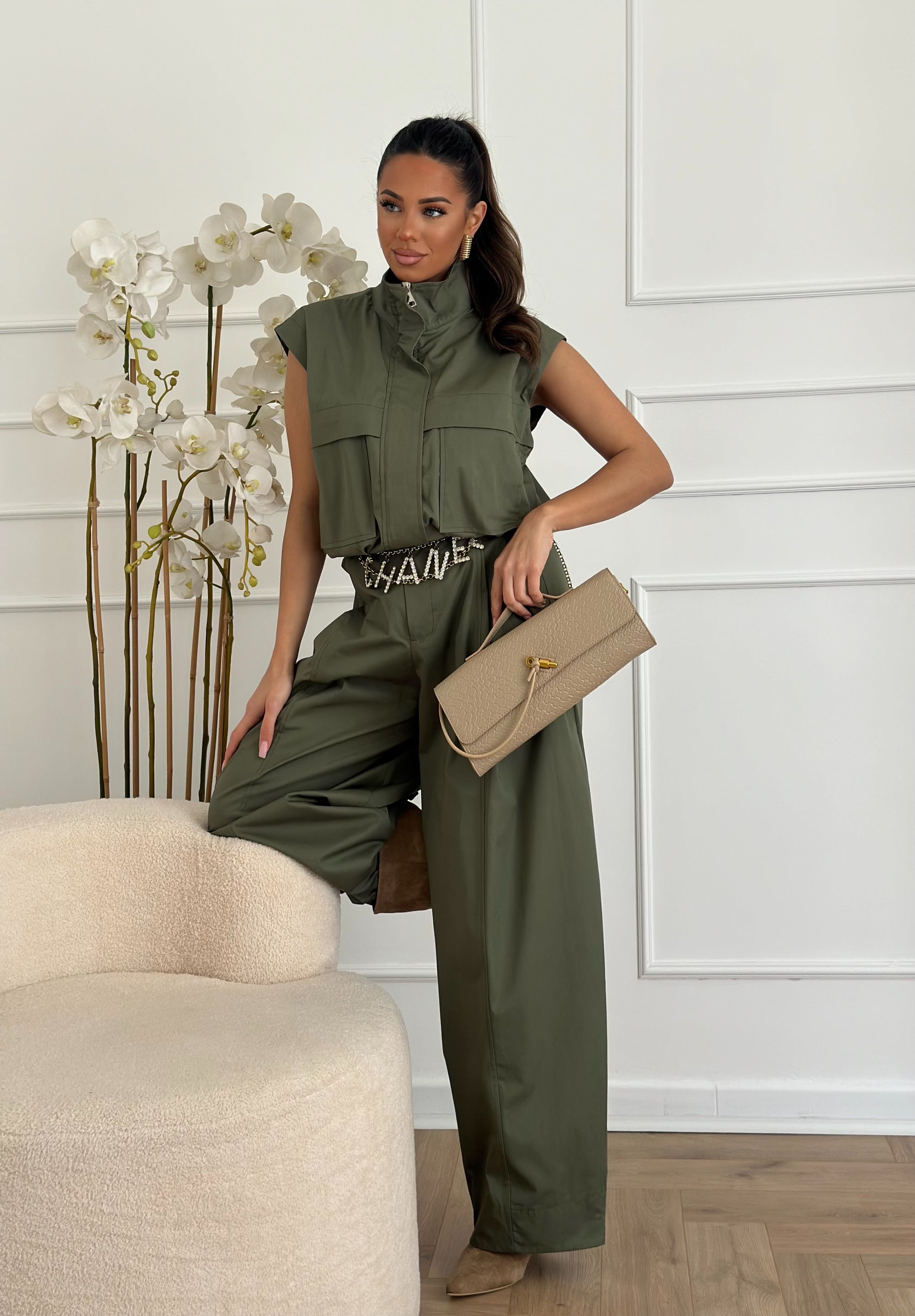 coordinato vanity verde
