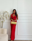 abito sophia rosso