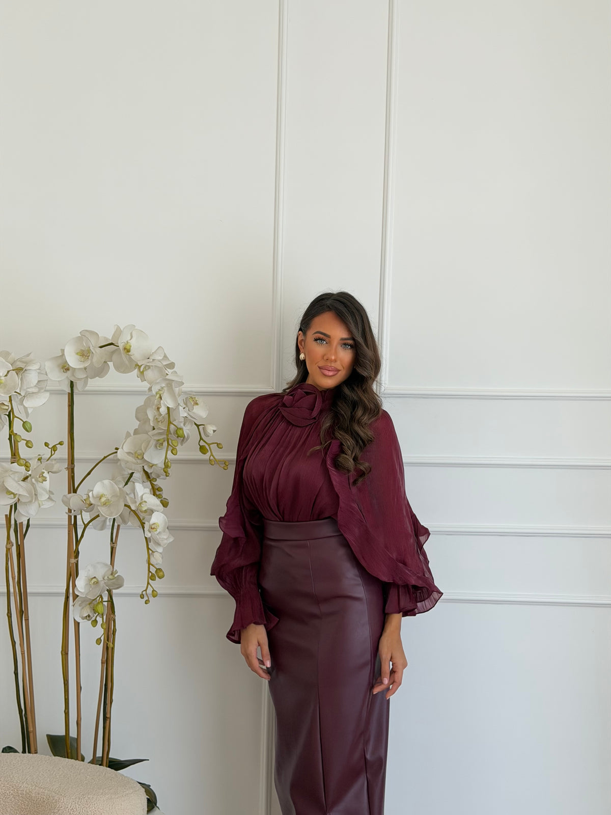 camicia fly bordeaux