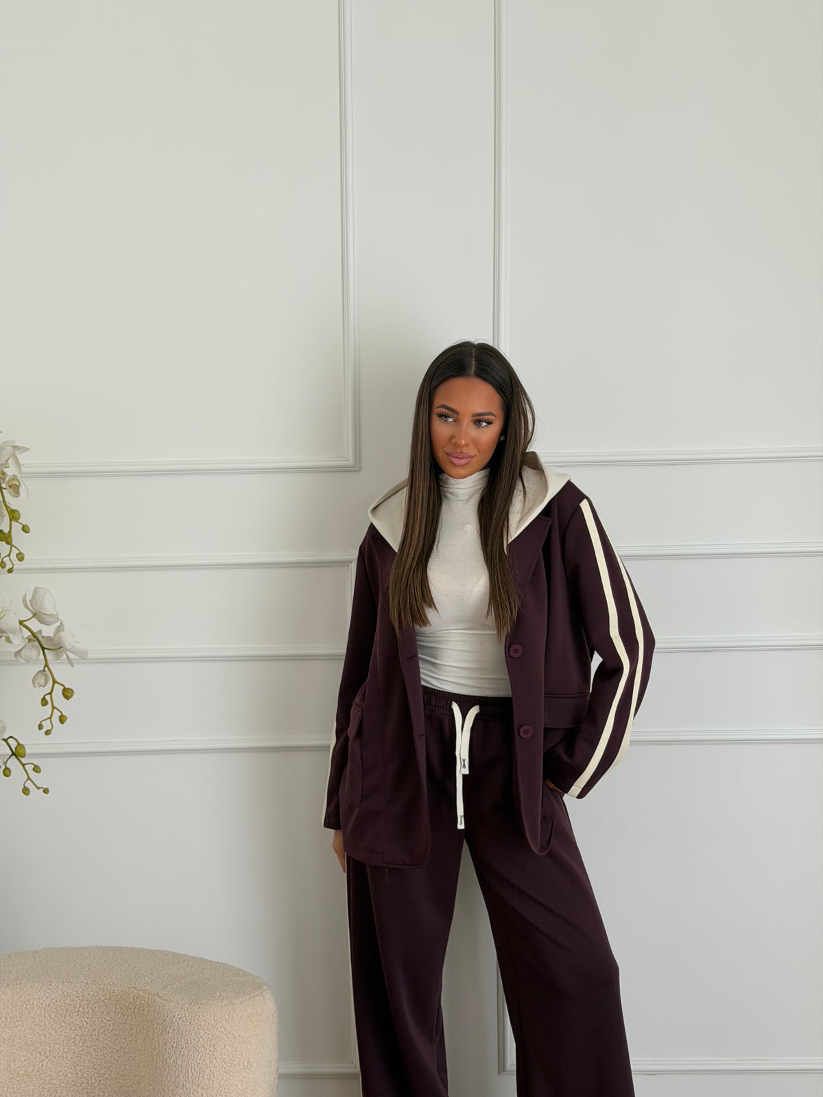 Coordinato Jessica bordeaux
