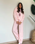 Coordinato con cravatta rosa