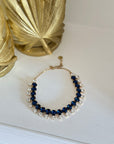 Collana gioiello blu