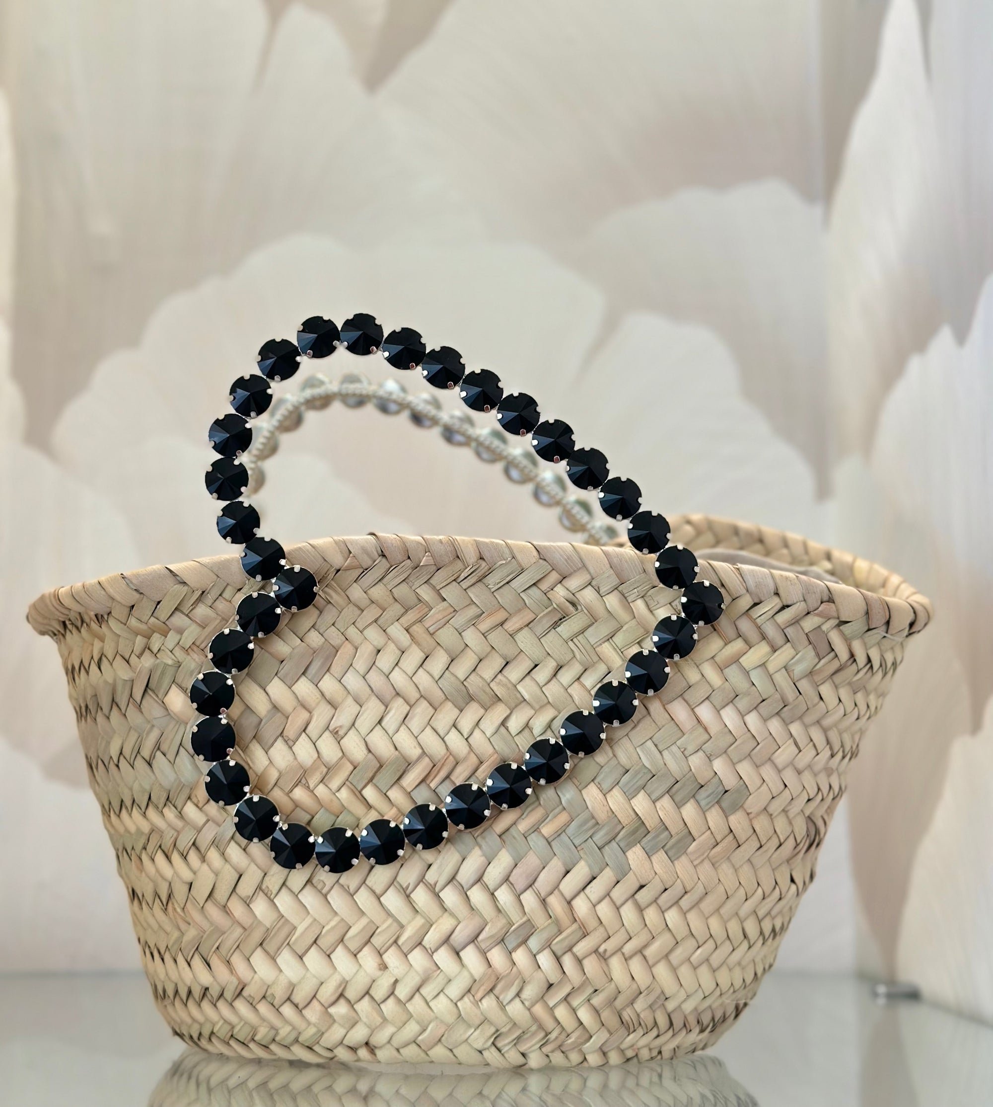 Borsa in paglia piccola luxury