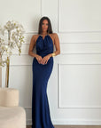Abito collier Blu