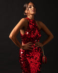 Abito opal mirage rosso