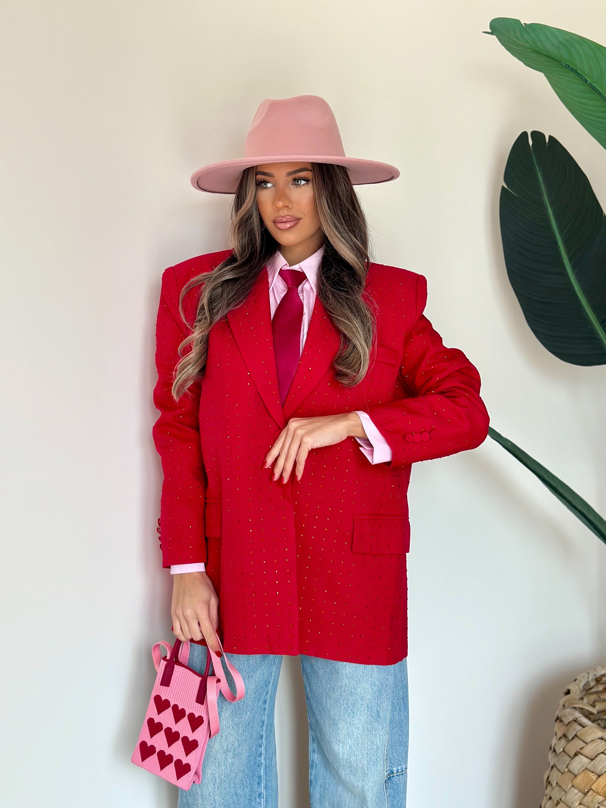 Giacca diamond red