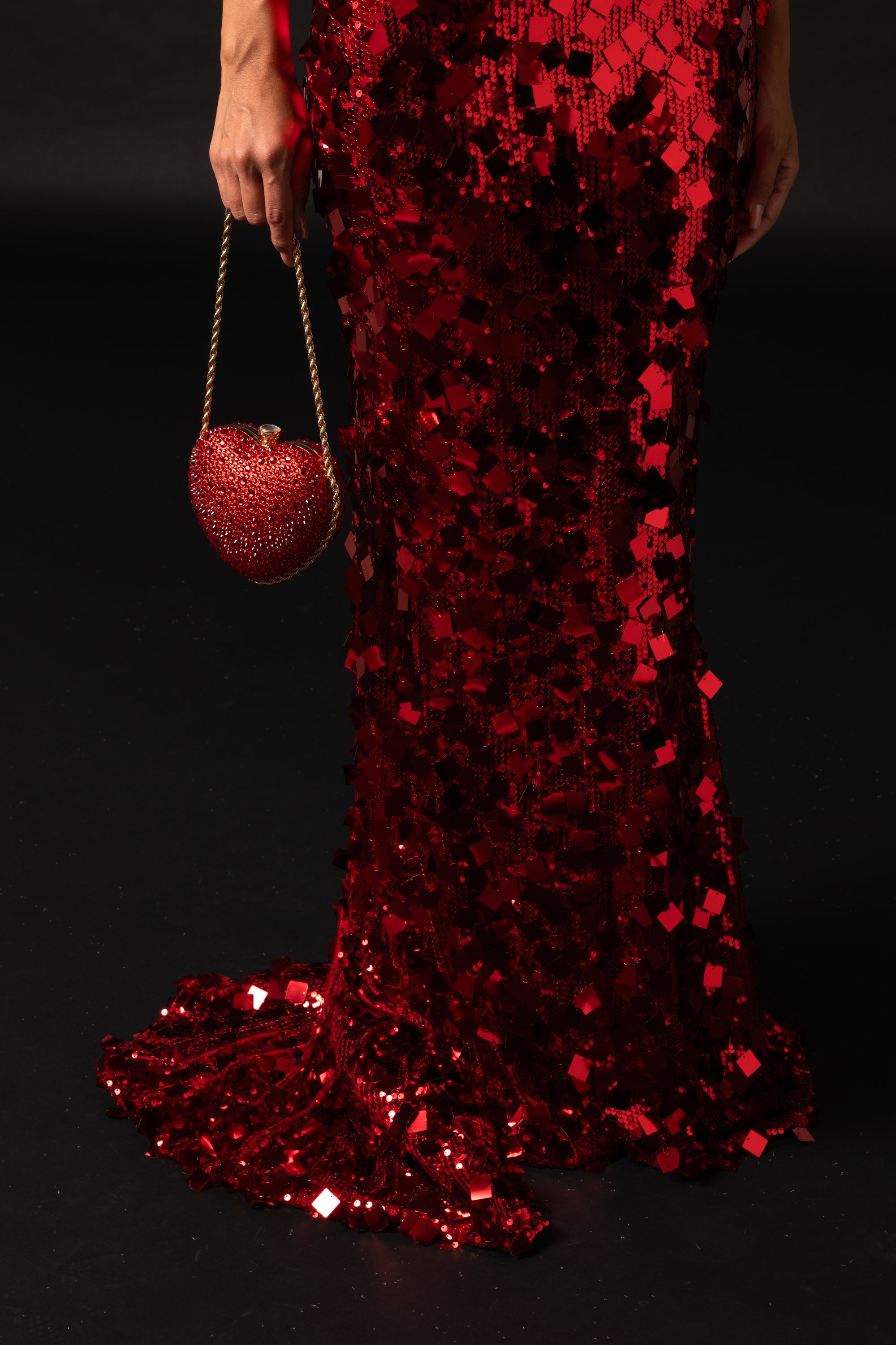 Abito opal mirage rosso