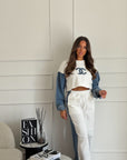Tuta e denim white