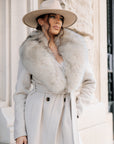 Cappotto fox ghiaccio