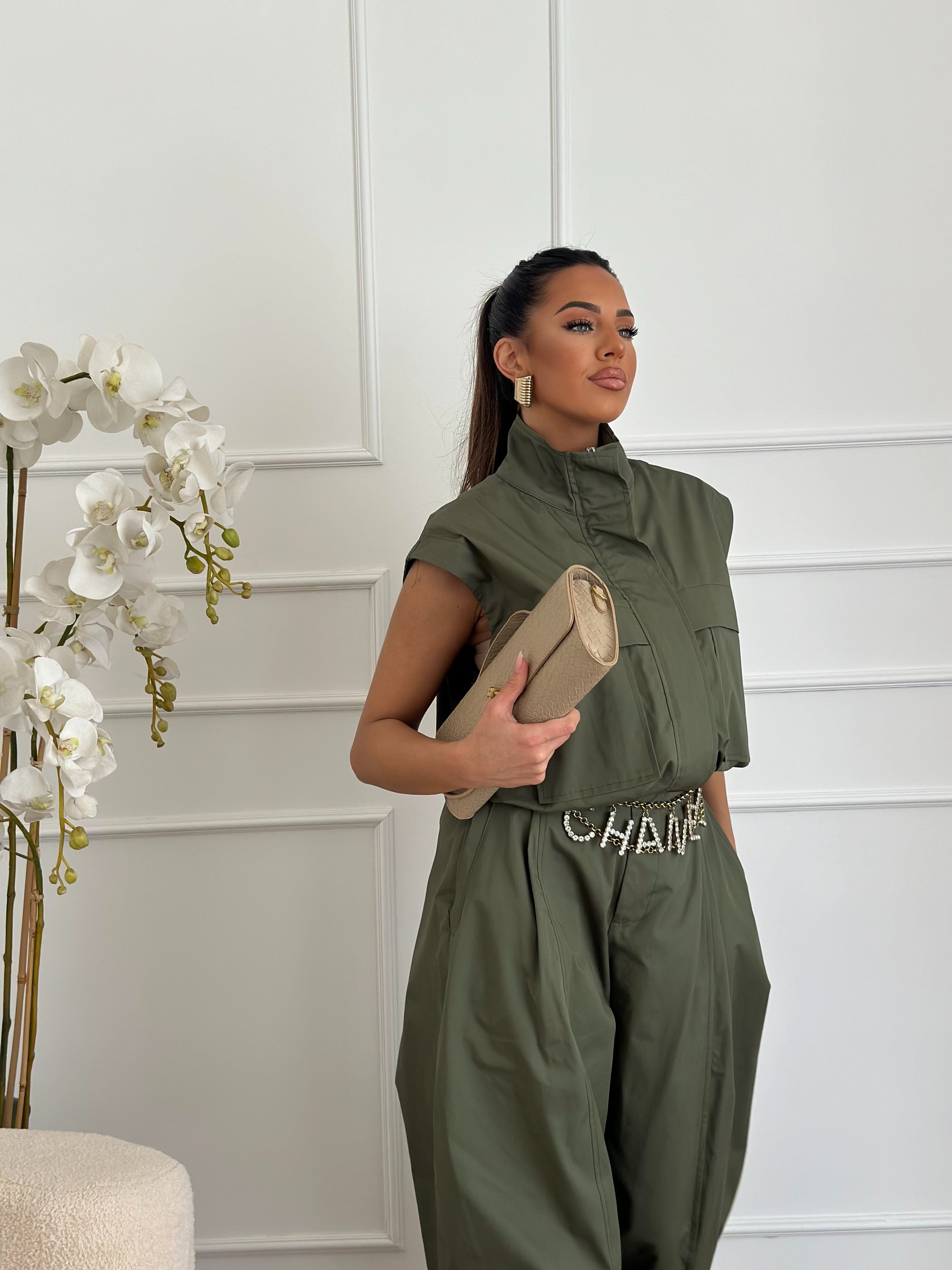 coordinato vanity verde