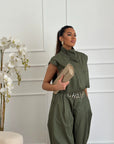 coordinato vanity verde